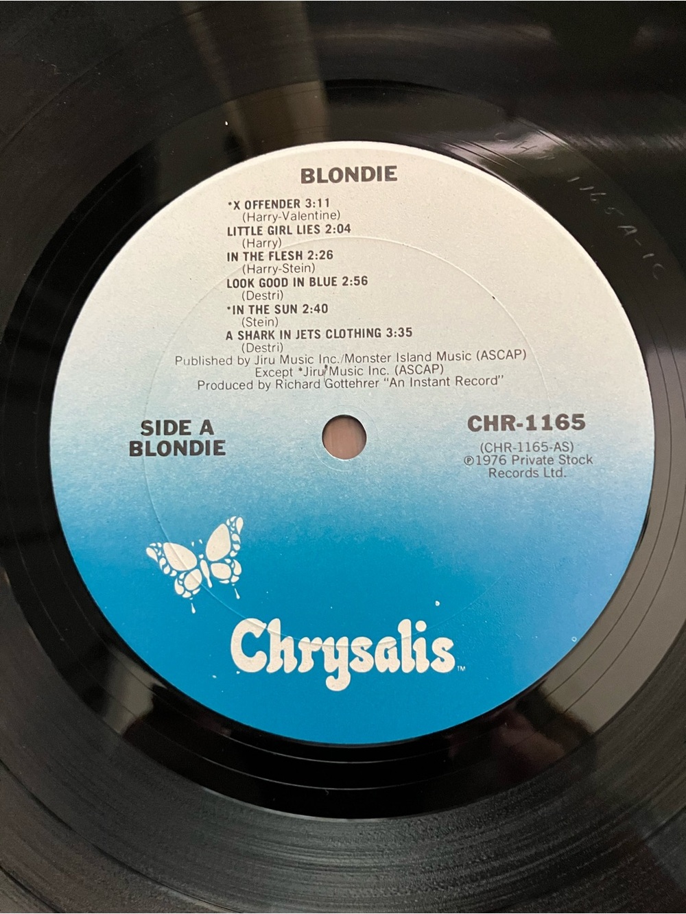 Vintage 1977 Blondie “Blondie” Debut Album Chrysalis Reissue CHR-1165 - Picture 5 of 8